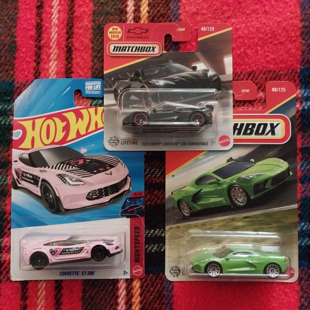 3 Corvette Lot